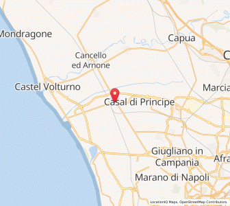 Map of Villa Literno, Campania