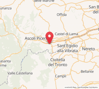 Map of Villa Pigna, The Marches