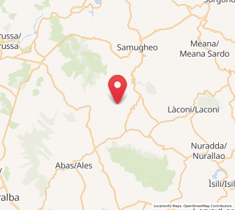 Map of Villa Sant'Antonio, Sardinia