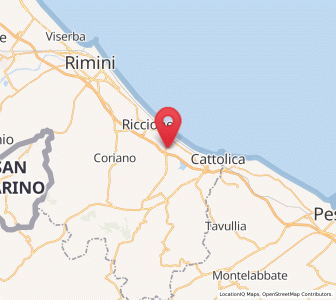 Map of Villaggio Argentina, Emilia-Romagna