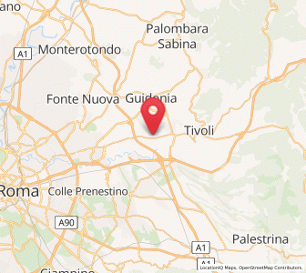 Map of Villalba, Lazio