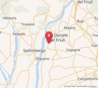 Map of Villanova, Friuli Venezia Giulia