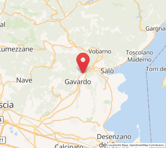 Map of Villanuova sul Clisi, Lombardy