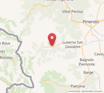 Map of Villar Pellice, Piedmont