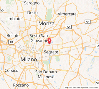 Map of Vimodrone, Lombardy