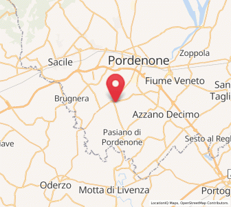 Map of Visinale, Friuli Venezia Giulia