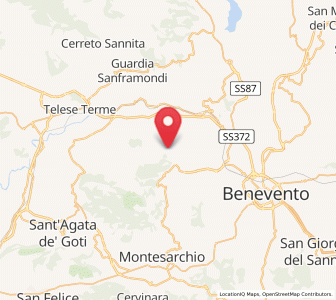 Map of Vitulano, Campania