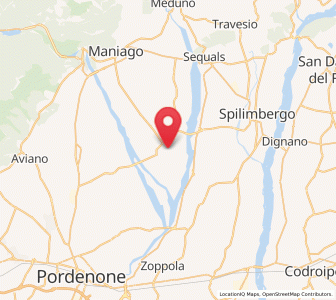 Map of Vivaro, Friuli Venezia Giulia