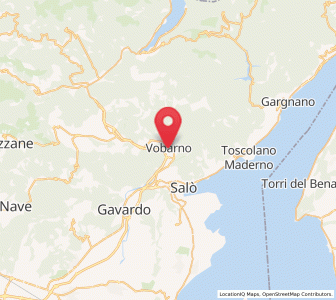 Map of Vobarno, Lombardy