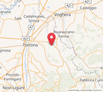 Map of Volpeglino, Piedmont