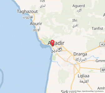 Carte : Agadir, Souss-Massa