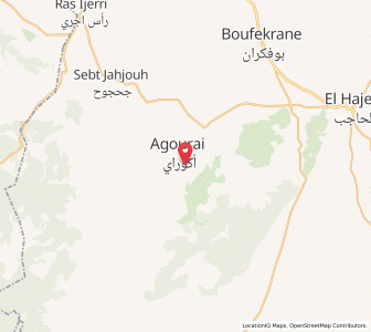 Carte : Agouraï, Fès-Meknès