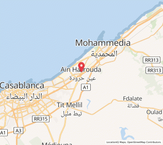 Carte : Aïn Harrouda, Casablanca-Settat