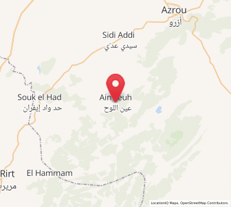 Carte : Aïn Leuh, Fès-Meknès