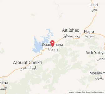 Carte : Aït Ouaoumana, Béni Mellal-Khénifra