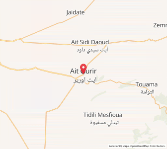Carte : Ait Ourir, Marrakech-Safi