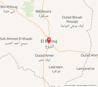 Carte : Al Brouj, Casablanca-Settat