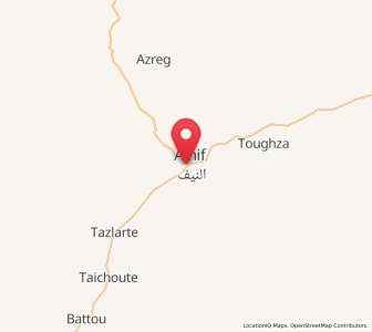 Carte : Alnif, Drâa-Tafilalet