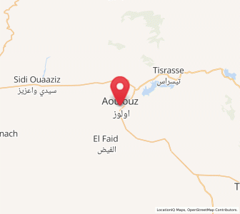 Carte : Aoulouz, Souss-Massa