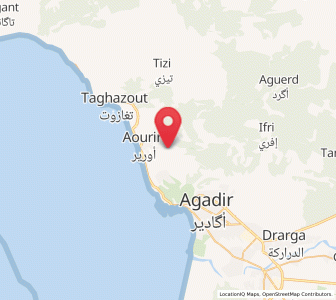 Carte : Aourir, Souss-Massa