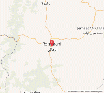 Carte : Ar Rommani, Rabat-Salé-Kénitra
