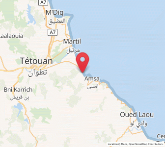 Carte : Azla, Tanger-Tétouan-Al Hoceïma