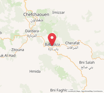Carte : Bab Taza, Tanger-Tétouan-Al Hoceïma