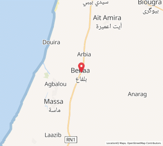 Carte : Bellaa, Souss-Massa