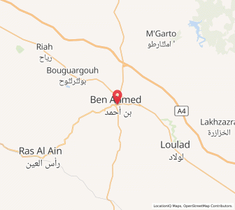 Carte : Ben Ahmed, Casablanca-Settat