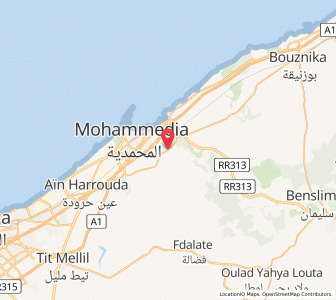 Carte : Beni Yakhlef, Casablanca-Settat