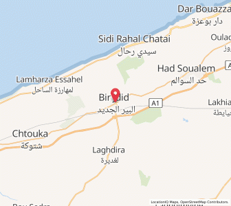Carte : Bir Jdid, Casablanca-Settat