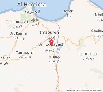 Carte : Bni Bouayach, Tanger-Tétouan-Al Hoceïma
