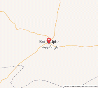 Carte : Bni Tajjit, L’Oriental