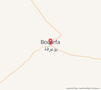 Carte : Bouafra, L’Oriental