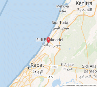 Carte : Bouknadel, Rabat-Salé-Kénitra