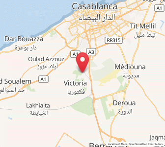 Carte : Bouskoura, Casablanca-Settat