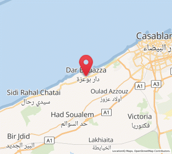 Carte : Dar Bouazza, Casablanca-Settat