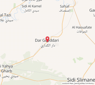 Carte : Douar el Caïd el Gueddari, Rabat-Salé-Kénitra