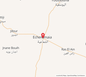 Carte : Echemmaia Est, Marrakech-Safi
