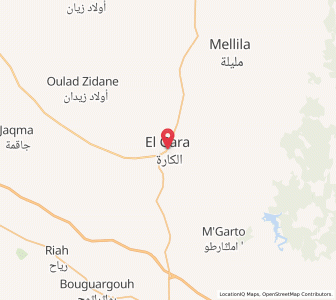 Carte : El Gara, Casablanca-Settat