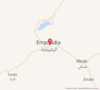 Carte : Errachidia, Drâa-Tafilalet