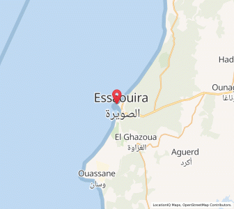 Carte : Essaouira, Marrakech-Safi