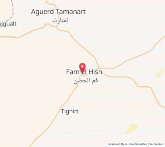 Carte : Fam El Hisn, Souss-Massa
