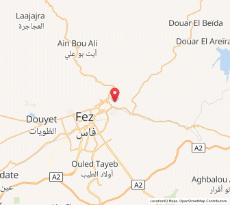Carte : Fès al Bali, Fès-Meknès