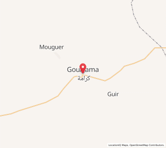 Carte : Gourrama, Drâa-Tafilalet