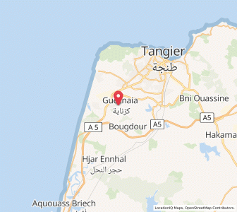Carte : Gueznaia, Tanger-Tétouan-Al Hoceïma