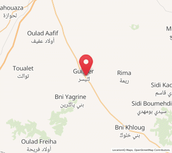 Carte : Guisser, Casablanca-Settat