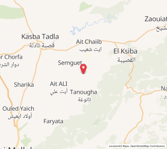 Carte : Ighram Laalam, Béni Mellal-Khénifra