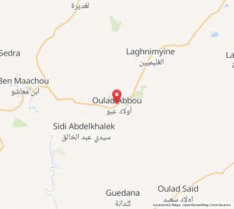 Carte : Jem’at Oulad ’Abbou, Casablanca-Settat