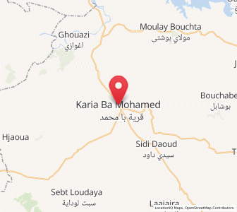 Carte : Karia Ba Mohamed, Fès-Meknès